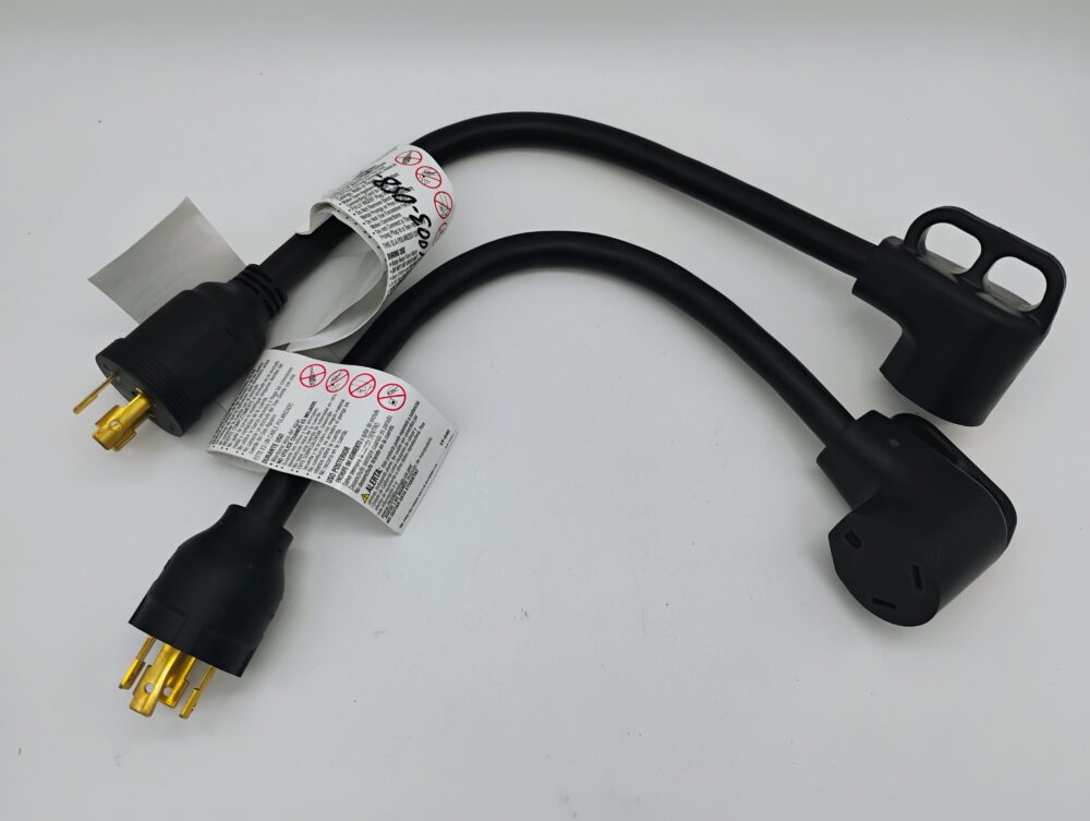 Tasco RV Adapter Kit: L14-30P & L5-30P to Right-Angle TT-30R (2 Adapters)