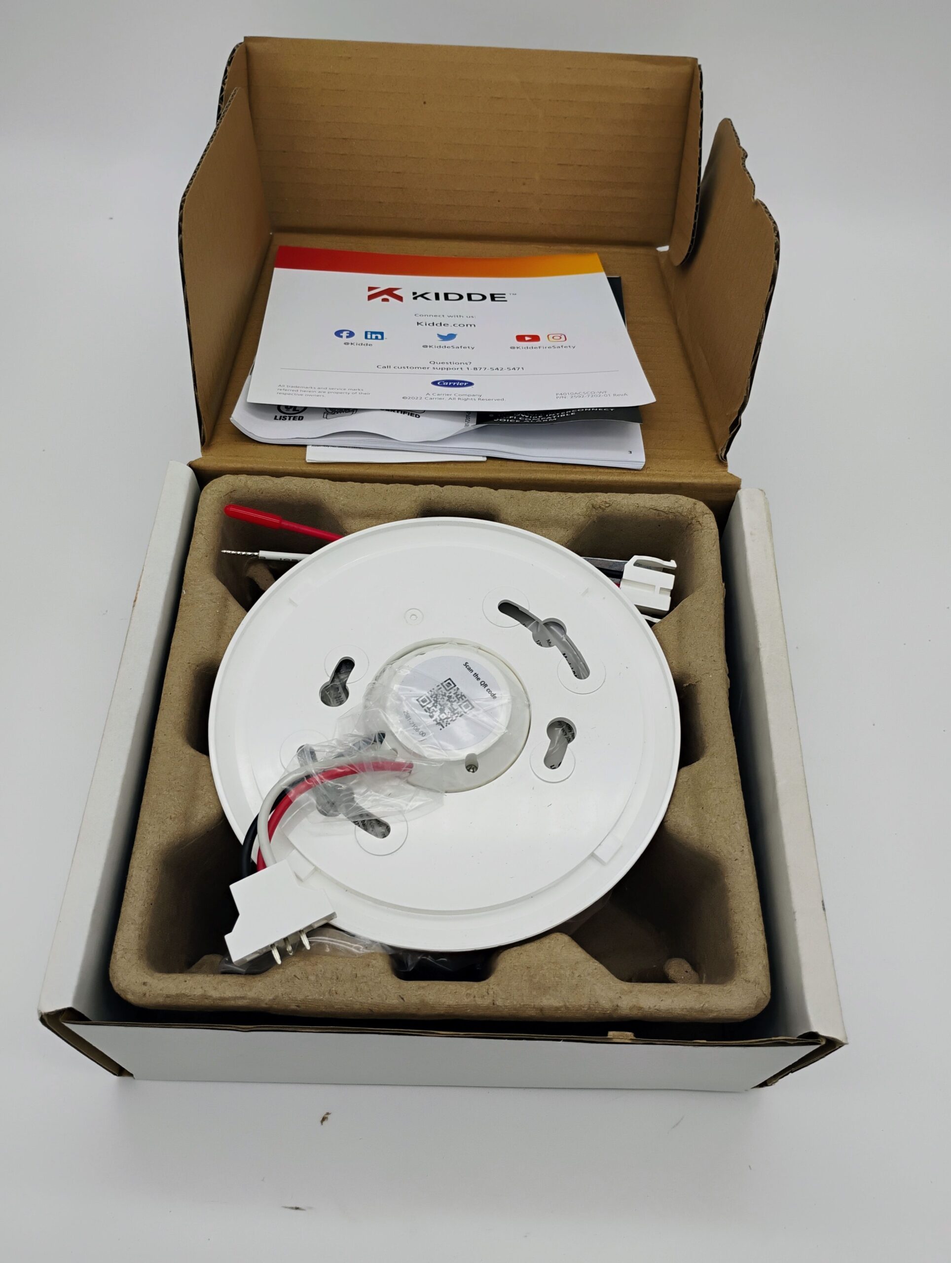 Kidde Smart Hardwired Smoke and Carbon Monoxide Detector w/ Voice Alarm 21031042 - Image 4