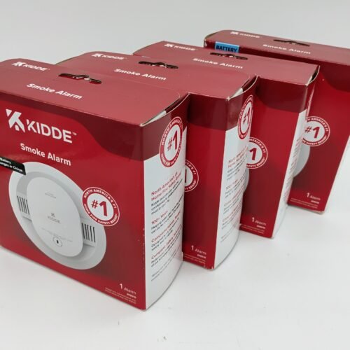 (4)Kidde 10-Year Battery Powered Smoke Detector w/ Photoelectric Sensor 21031466