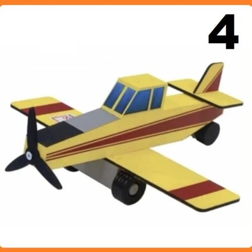 Lot of 4 NEW Home Depot CROP DUSTER Airplane Kids Workshop Kit w/ Pin Sept 2025