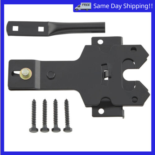 Image of the Black Deluxe Post Latch by Everbilt, SKU: 2446-PostLatch-0679