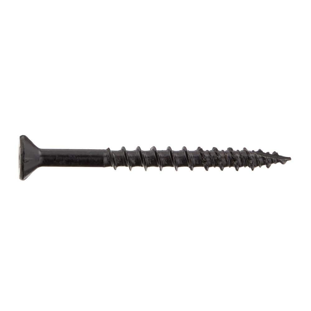 Image of the 2 Boxes #8 x 2 in. Black Drive Exterior Multi-Material Screw (756-Pcs Total) by Everbilt, SKU: 2467-Everb-78146