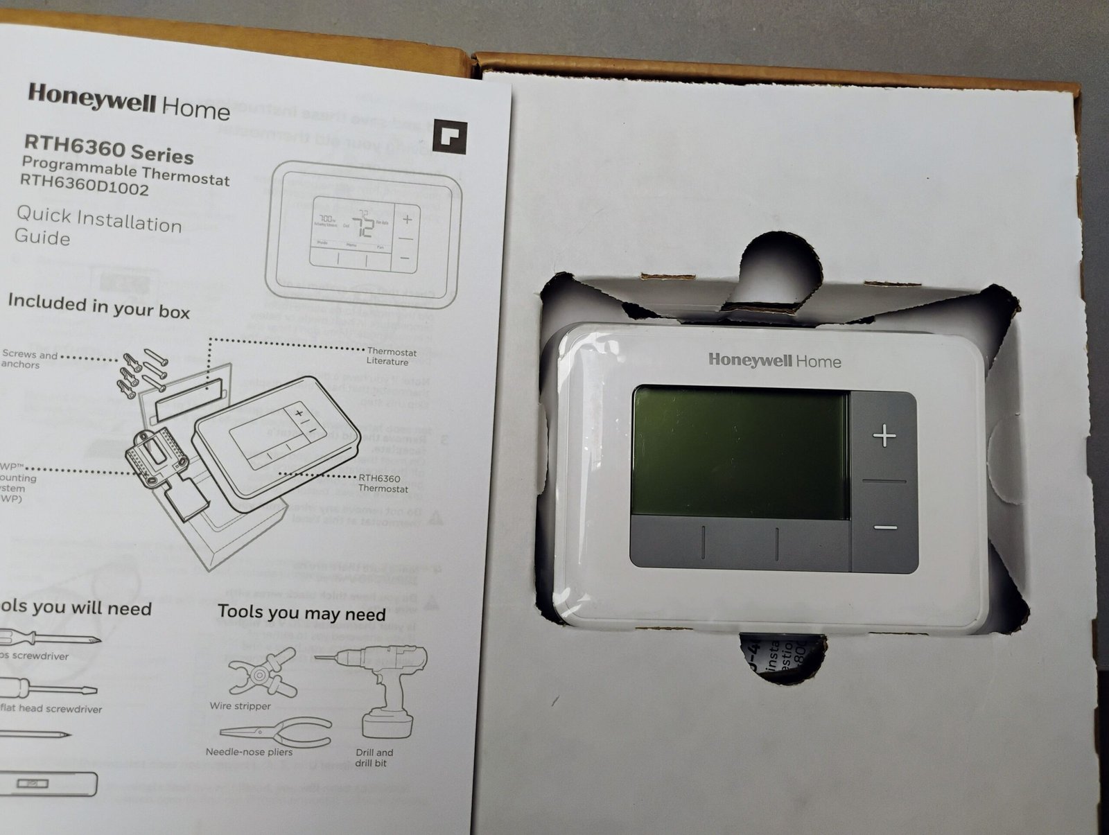 Lot of 7 Honeywell Home RTH6360D1002 5/2 Day Programmable Thermostat - Image 6