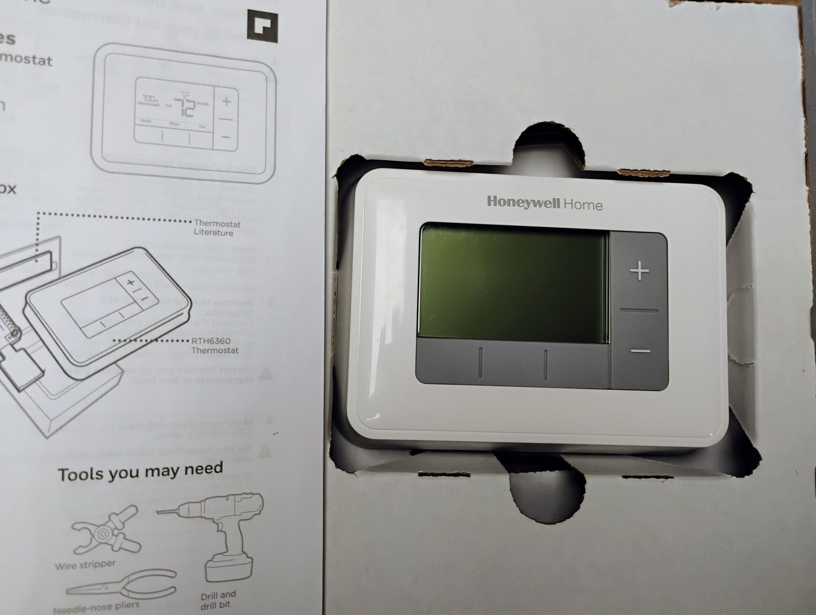 Lot of 7 Honeywell Home RTH6360D1002 5/2 Day Programmable Thermostat - Image 4