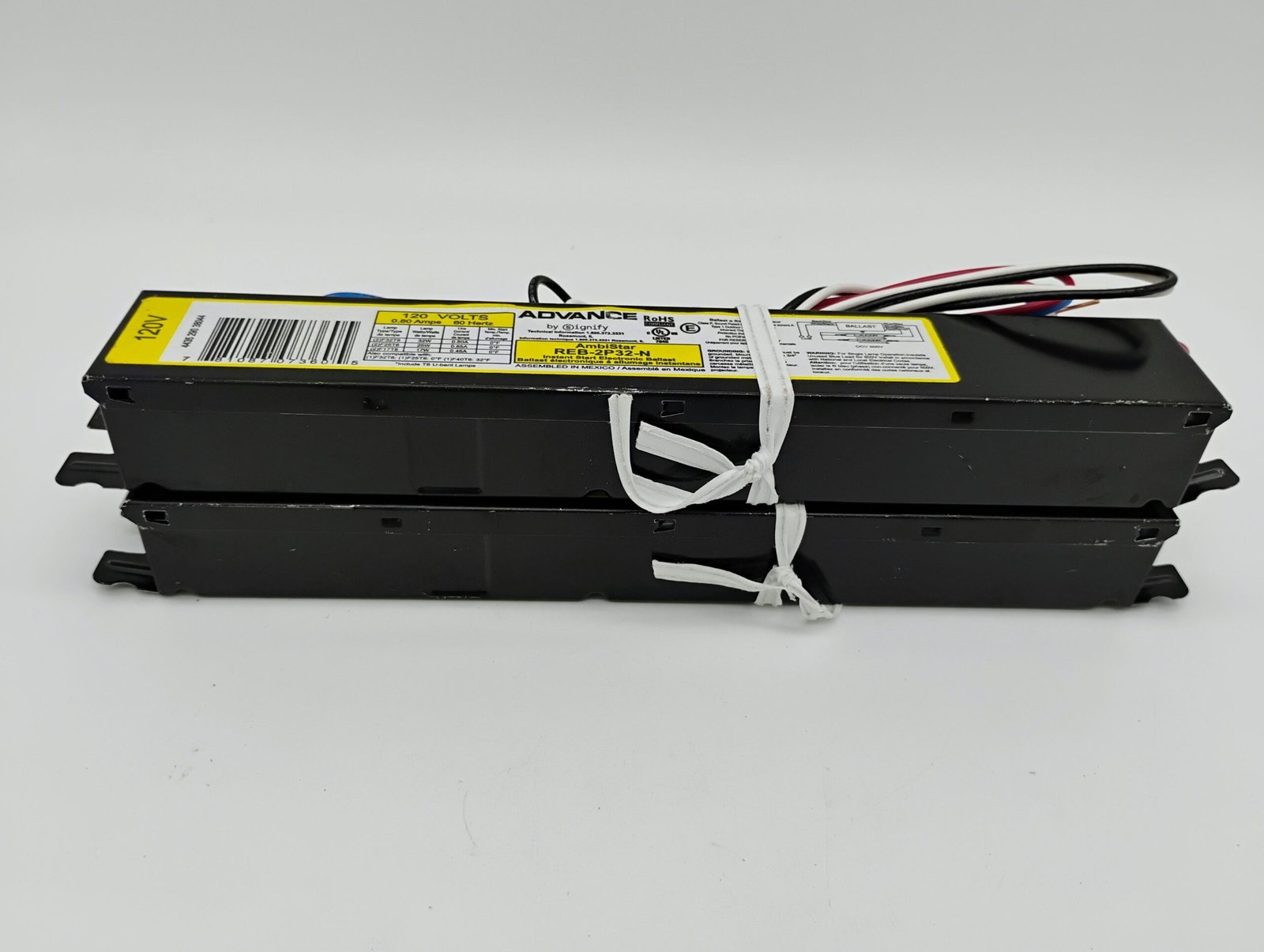 Lot of 4 Philips Advance AmbiStar REB-4P32-SC/REB-2P32-N 120V Electronic Ballast - Image 4