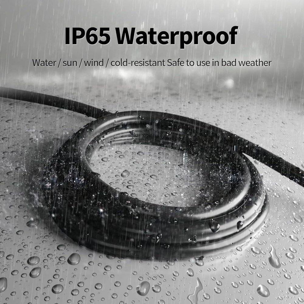 Image of the 200ft 16/3 10 AMP Heavy Duty Outdoor Extension Cord Waterproof Weatherproof Flexible Black by Lukyamzn, SKU: 3424