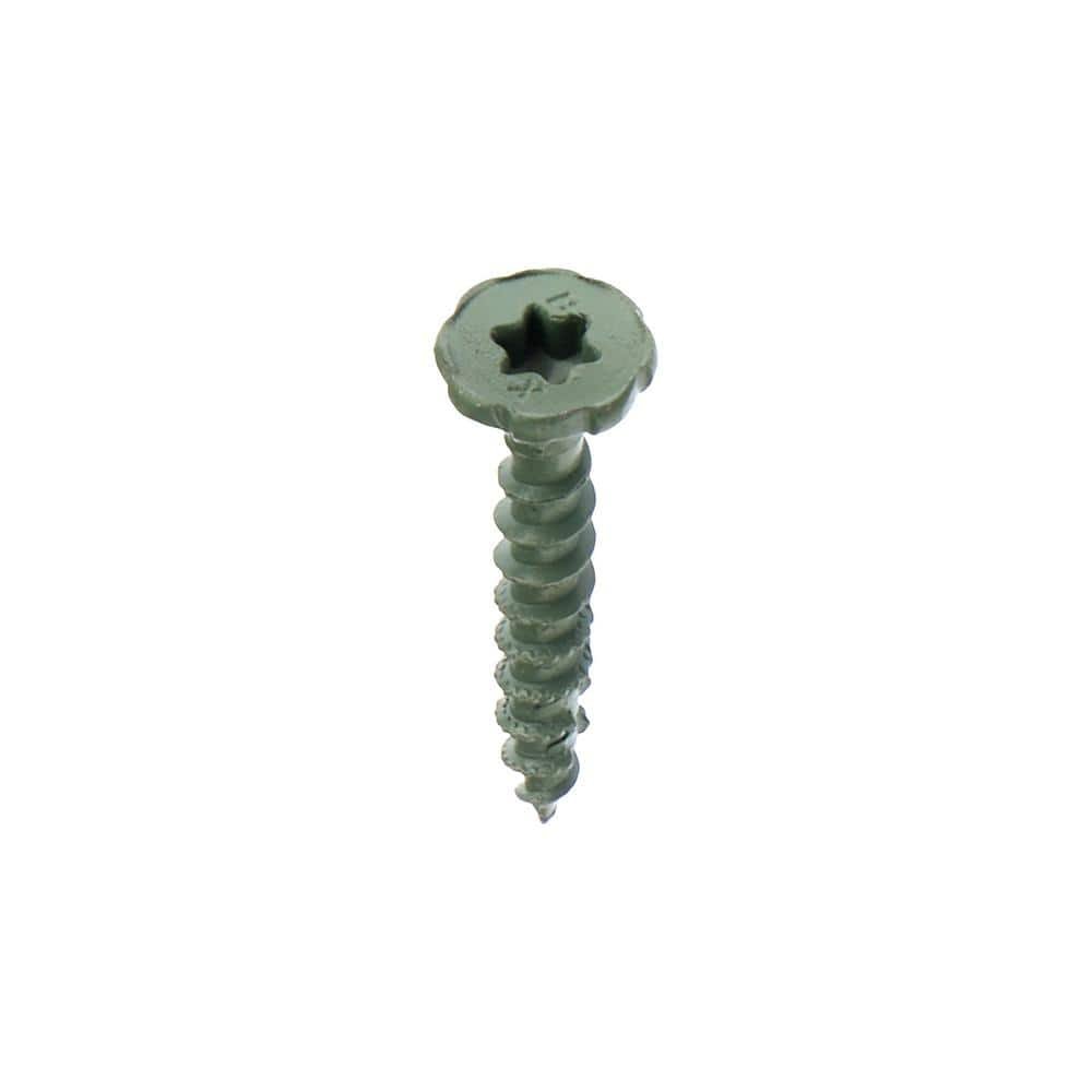 Image of the Lot of 4 #9 x 1-1/4 in. Star Drive Serrated Head Cement Board Screws (740 Total) by Backer-On, SKU: 2476-Backer-1-1/4(4)