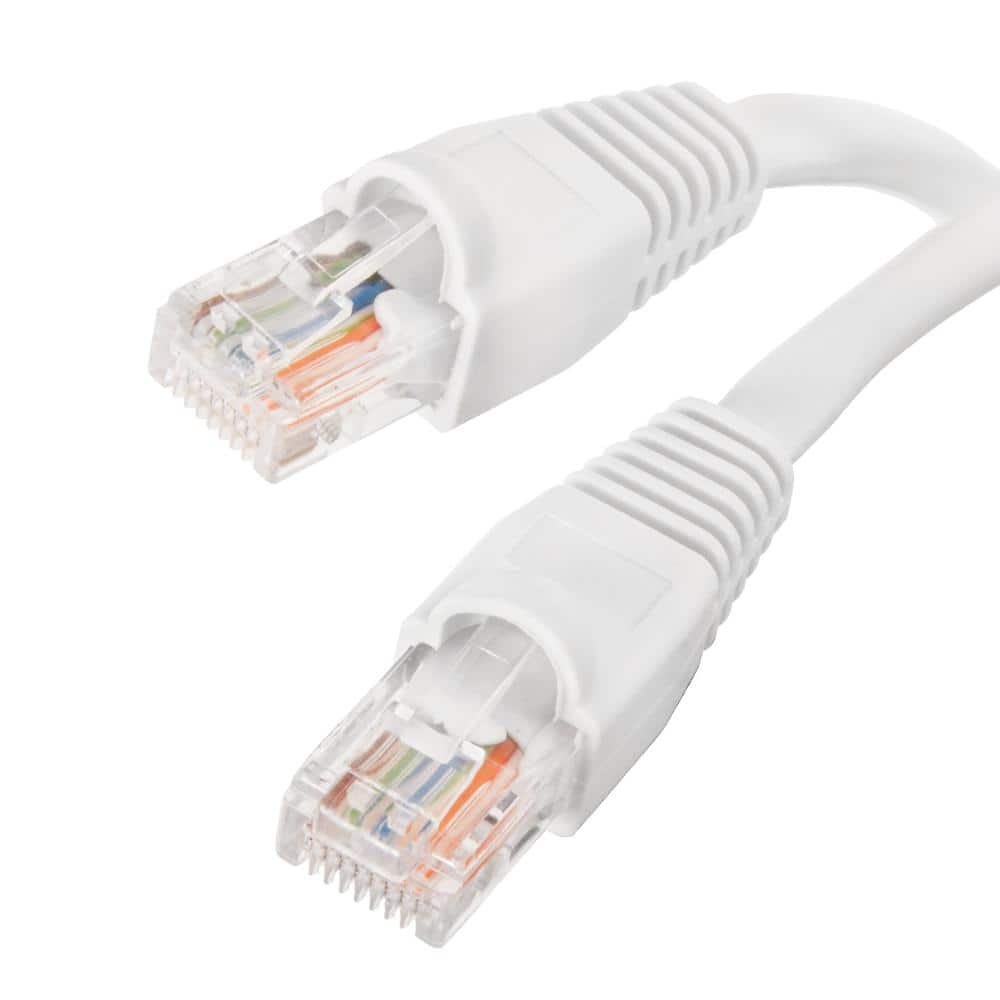 Lot of 10 New 3 ft. 24/7-Gauge 8-Wire CAT6 Ethernet Cable, White - Image 2