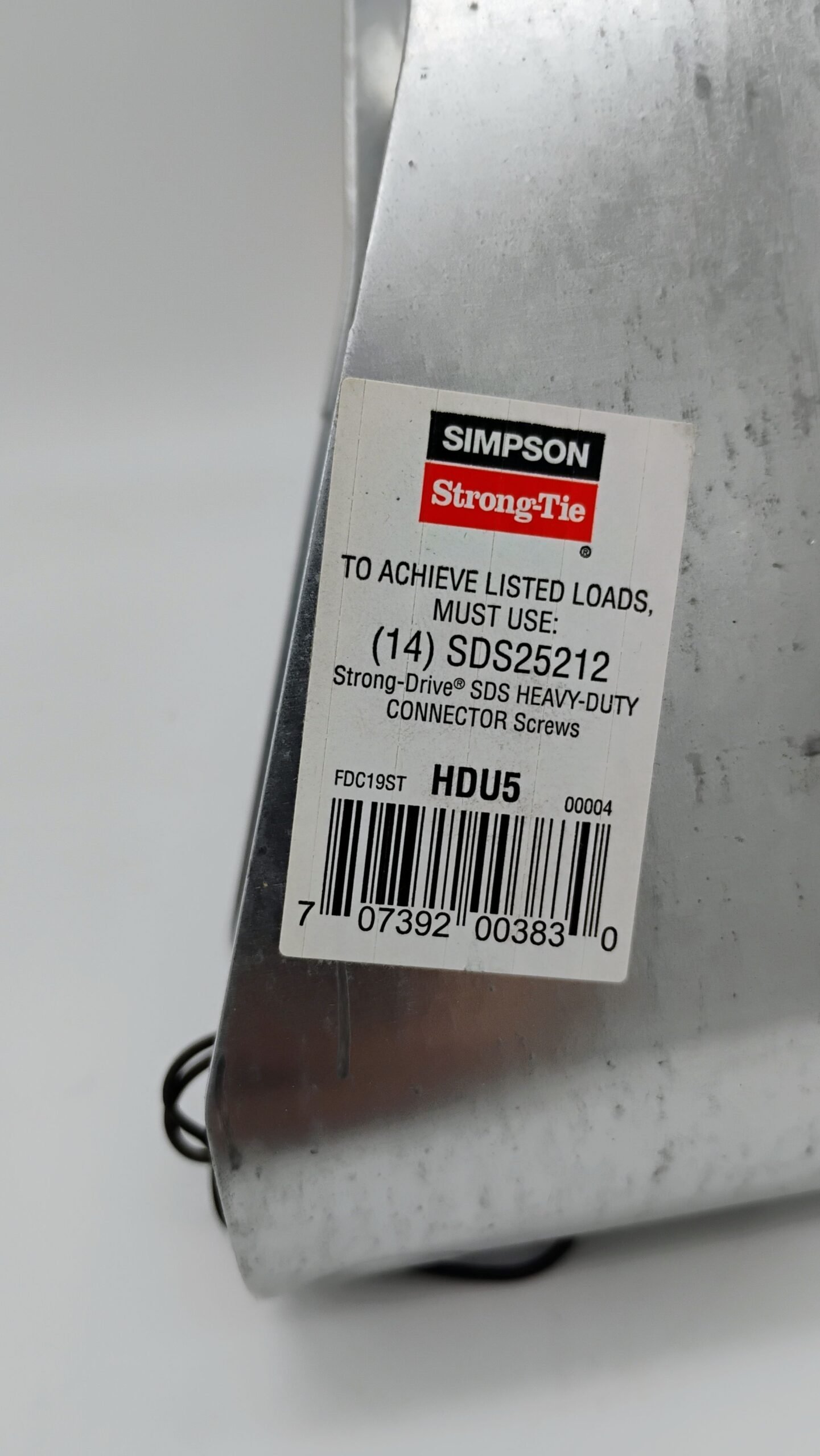 Simpson Strong-Tie HDU5 Holdown Galvanized Steel Connector Bracket (1) - Image 4