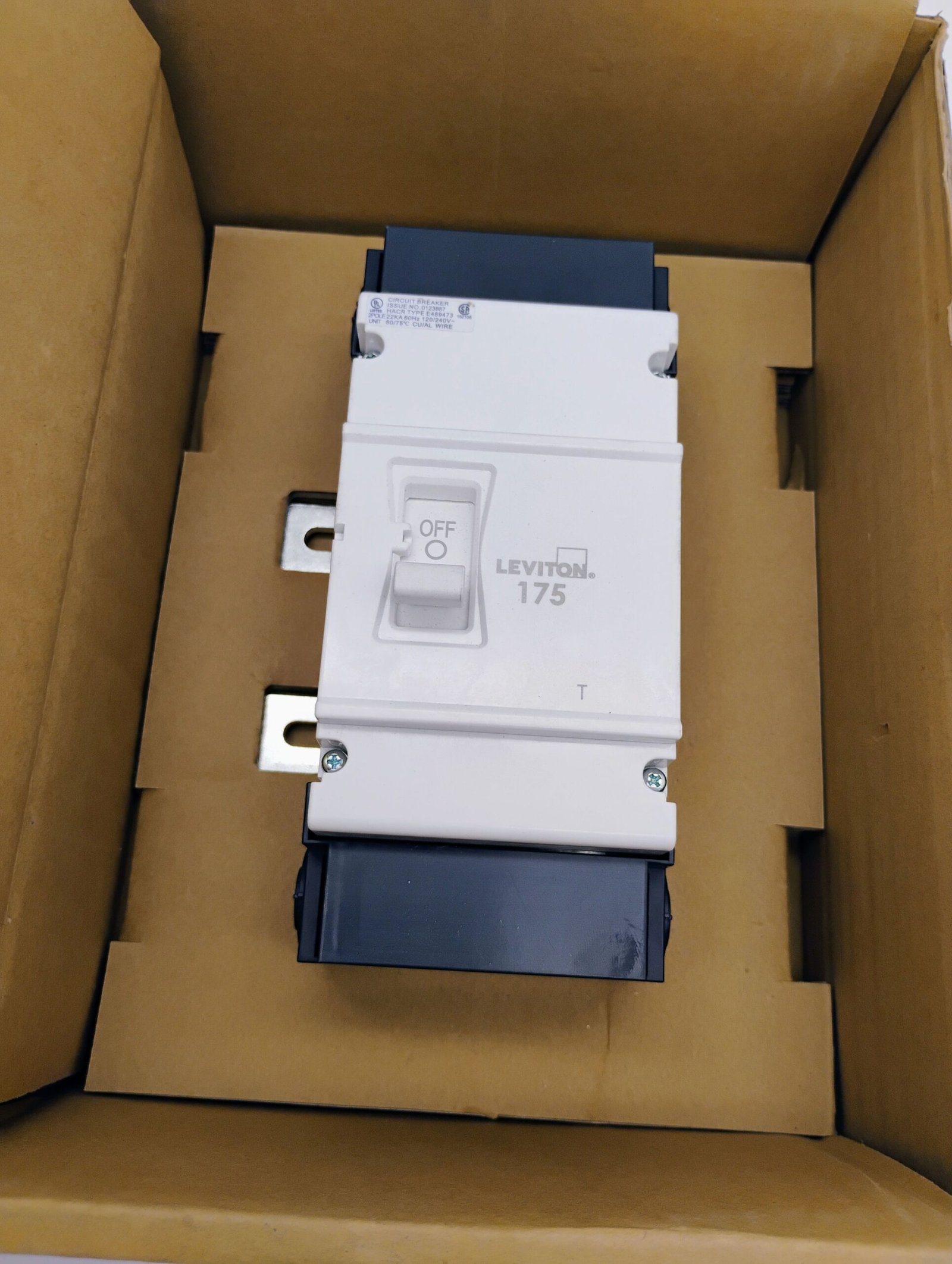 175 Amp 2-Pole Thermal Magnetic Main Circuit Breaker LM175-T - Image 2