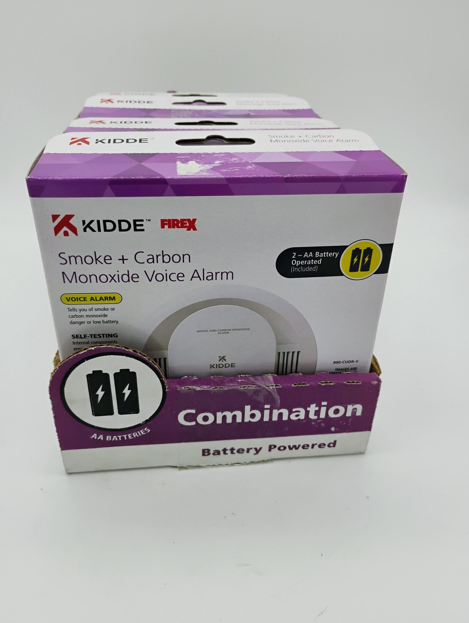 (4)Kidde Firex AA Battery Powered Smoke and Carbon Monoxide Detector - Image 2