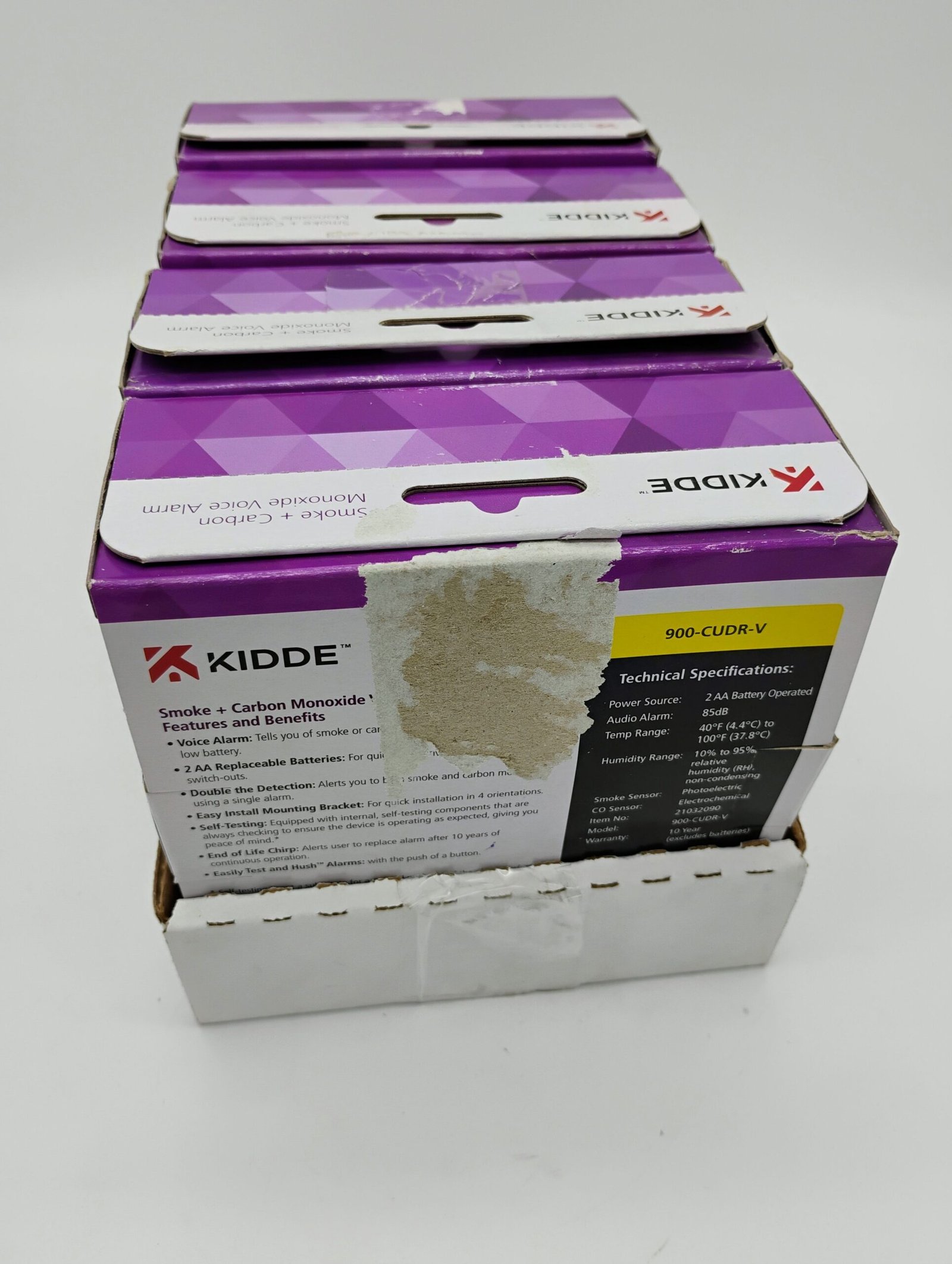 (4)Kidde Firex AA Battery Powered Smoke and Carbon Monoxide Detector - Image 4