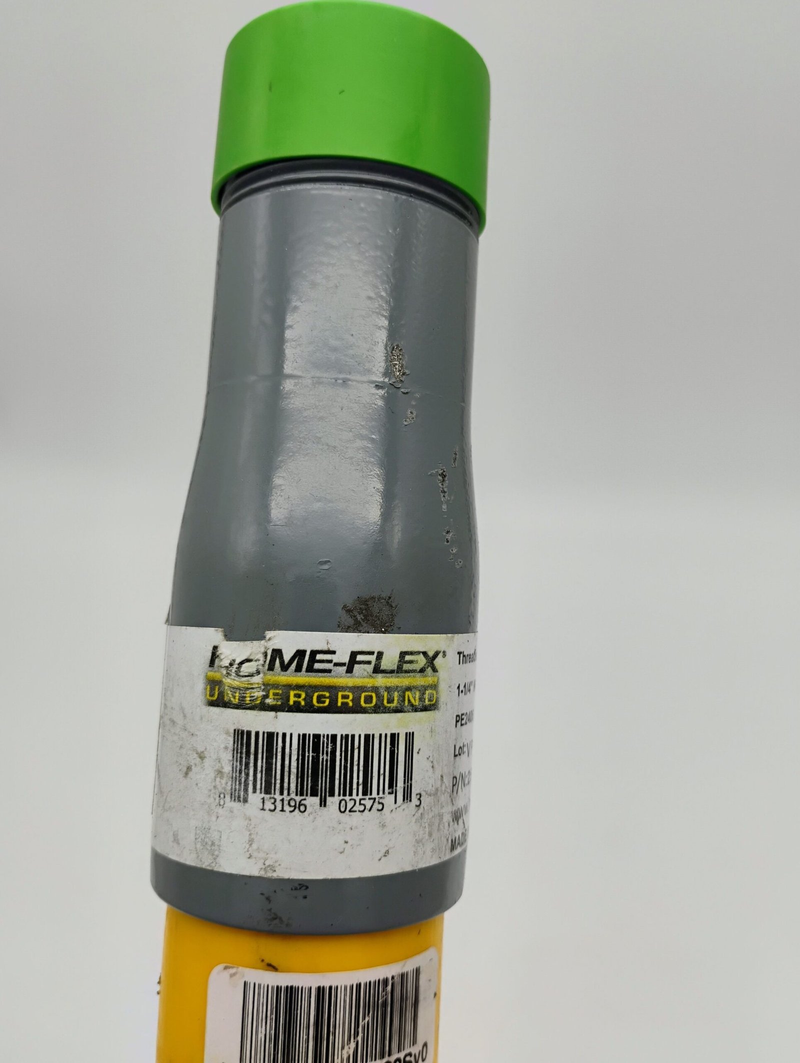 1-1/4 in. IPS Poly DR 11 to 1-1/4 in. MIP Underground Yellow Poly Gas Transition - Image 4