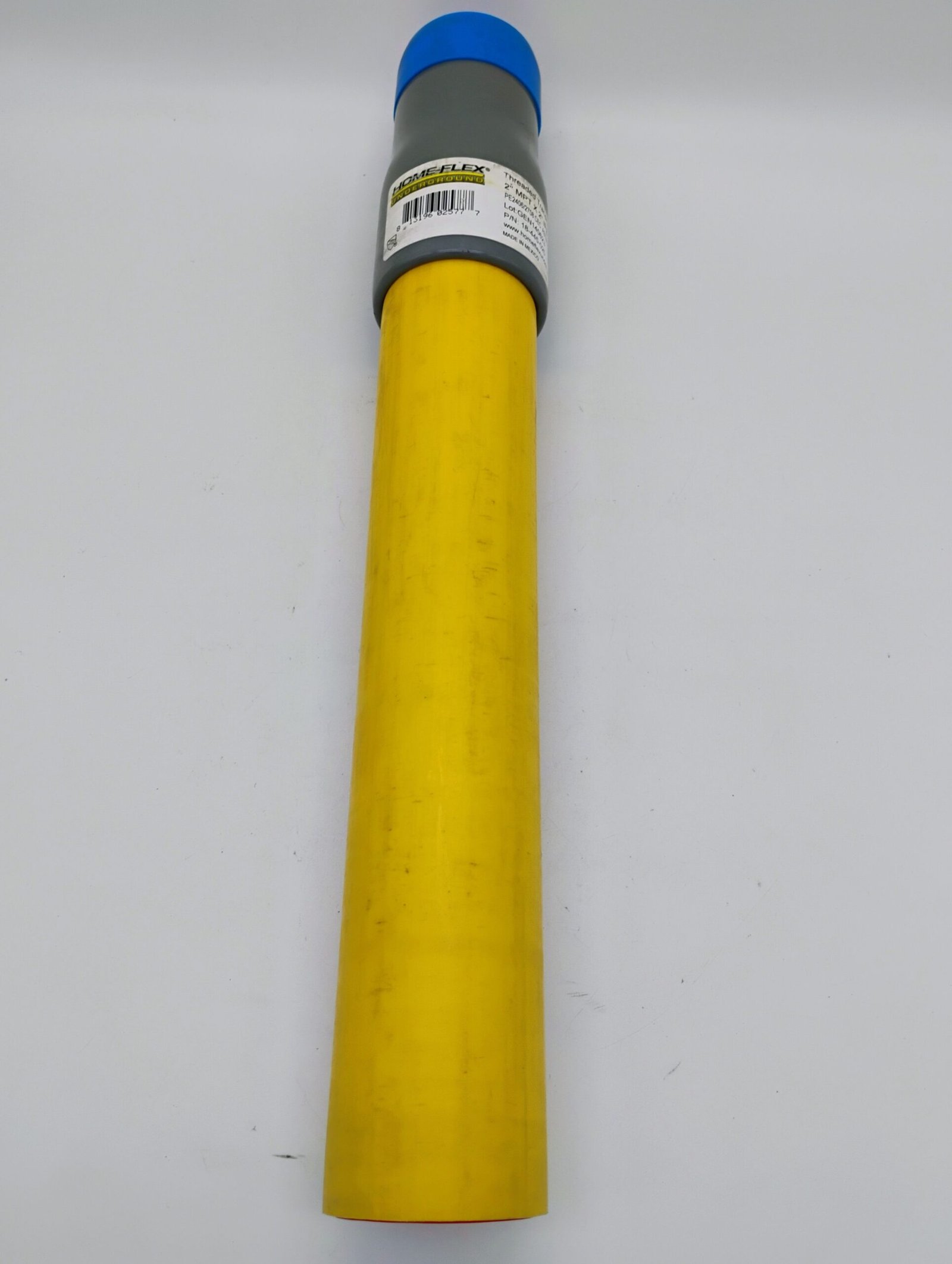 1-1/2 in. IPS Poly DR 11 to 1-1/2 in. MIP Underground Yellow Poly Gas Transition