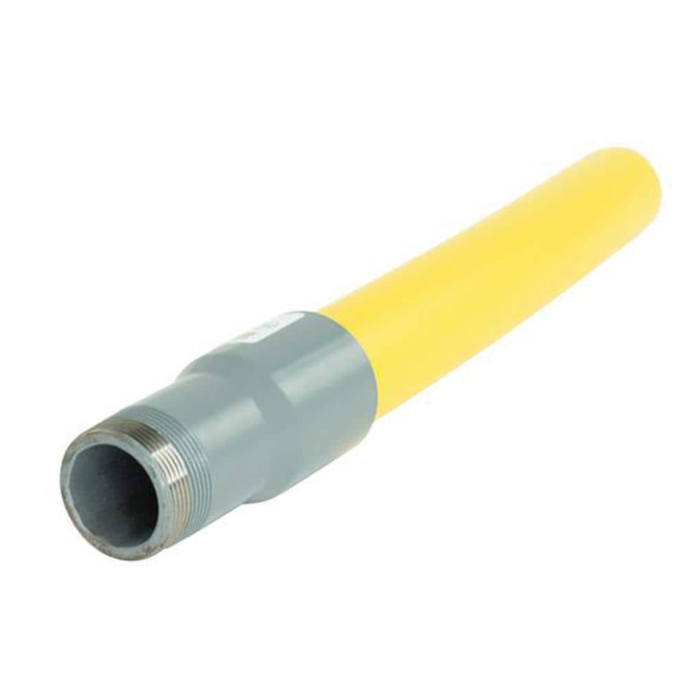 1-1/2 in. IPS Poly DR 11 to 1-1/2 in. MIP Underground Yellow Poly Gas Transition - Image 4