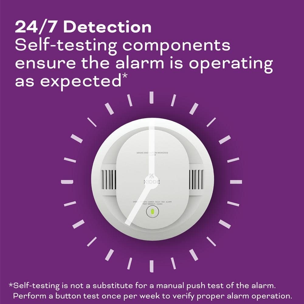 (4)Kidde Firex AA Battery Powered Smoke and Carbon Monoxide Detector - Image 14