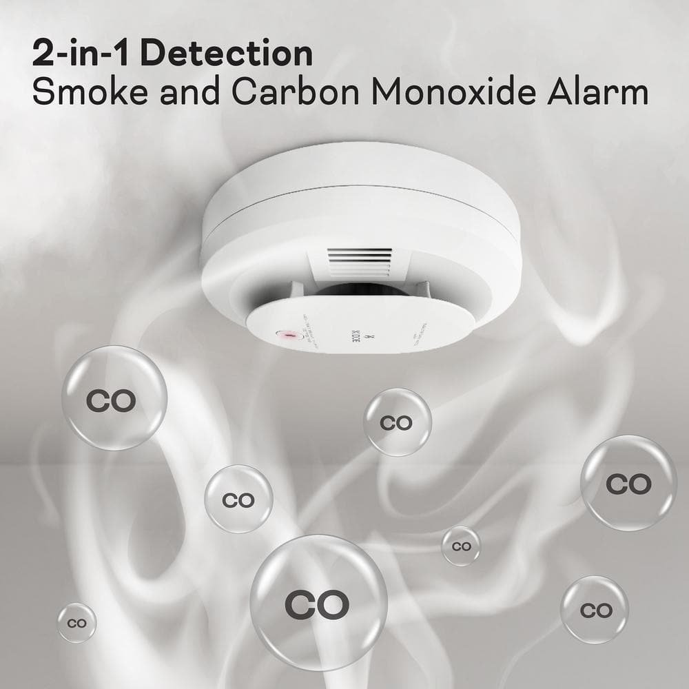 (4)Kidde Firex AA Battery Powered Smoke and Carbon Monoxide Detector - Image 7