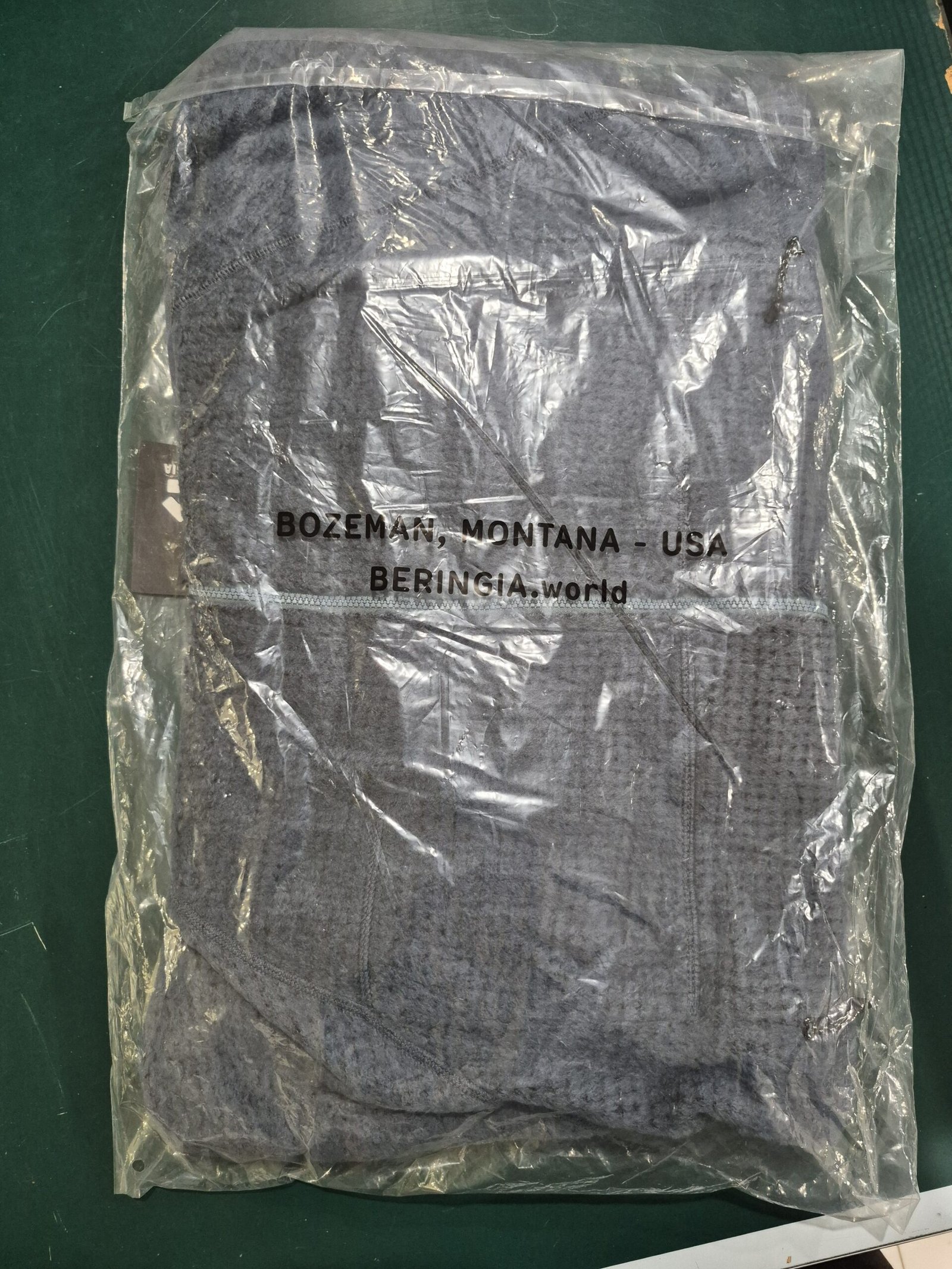 Beringia Men's Wool Air Full Zip Hoody - Blue Gray, Size Large — image 7 of 7