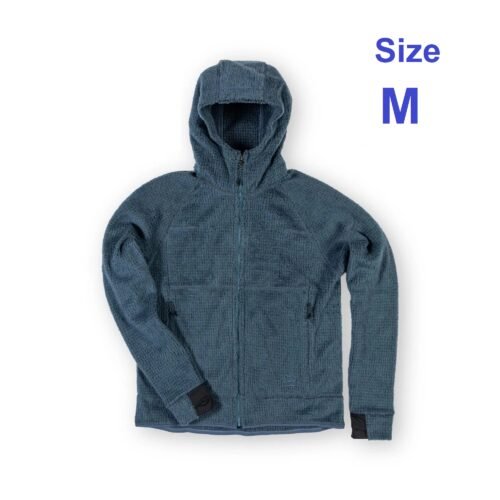 Beringia Men's Wool Air Full Zip Hoody - Blue Gray, Size S (Copy) — main image