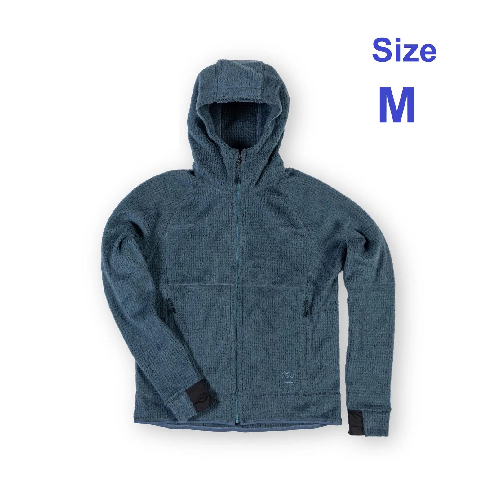 Beringia Men's Wool Air Full Zip Hoody - Blue Gray, Size S (Copy) — main image