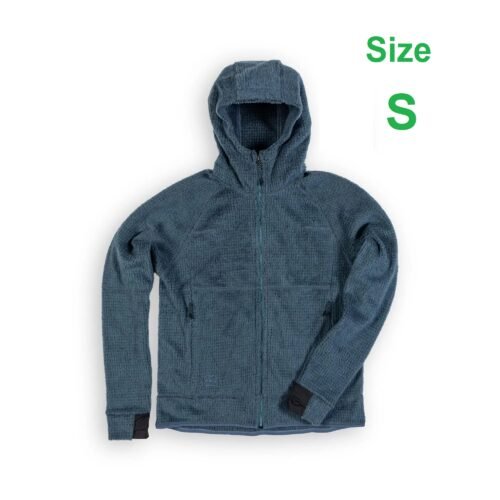 Beringia Men's Wool Air Full Zip Hoody - Blue Gray, Size S — main image