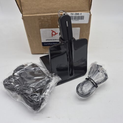 Plantronics CS540-XD Headband Telephone Wireless Headset - Black REFURBISHED — main image