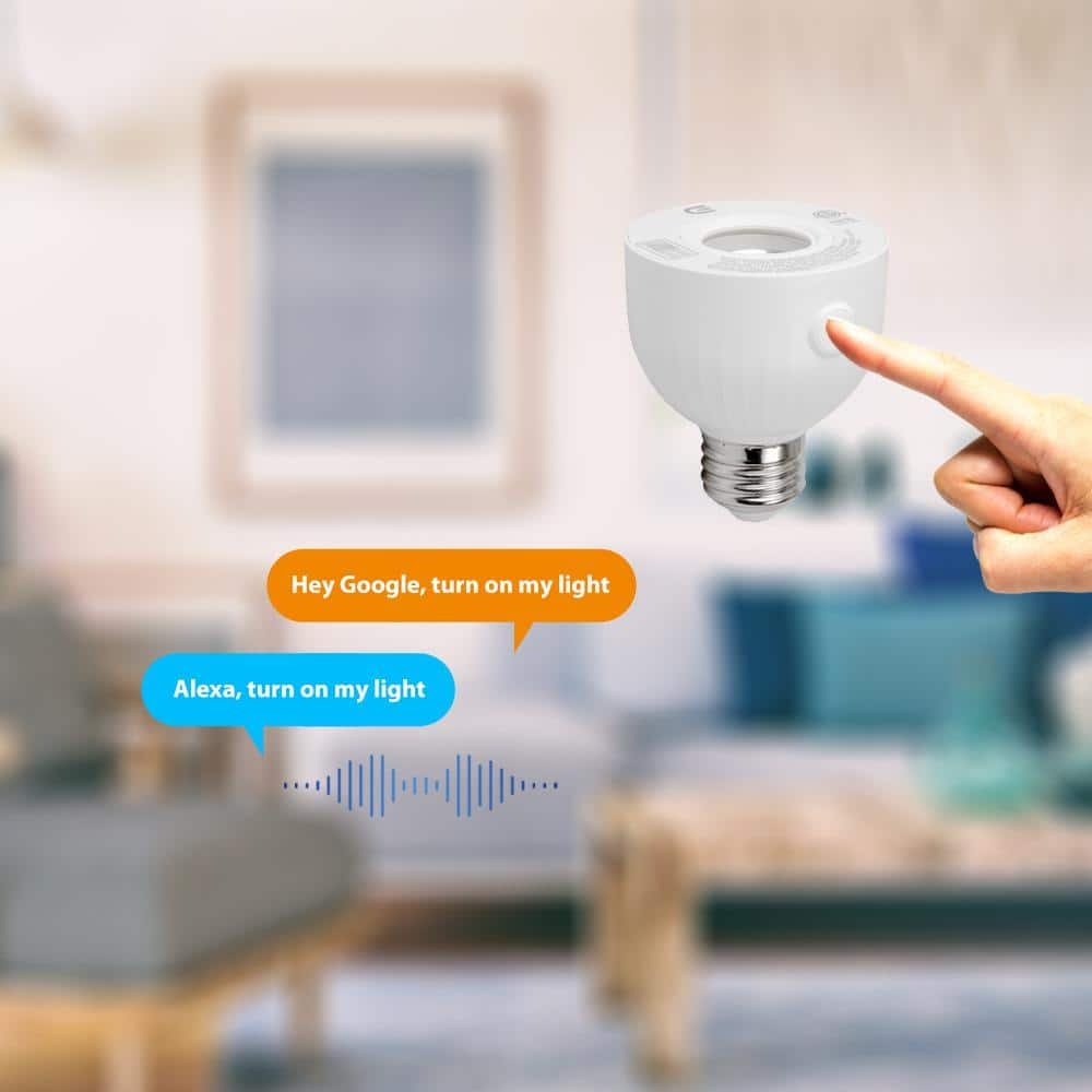 Indoor/Outdoor Screw-Based Lighting Smart Socket Powered by Hubspace - Image 10