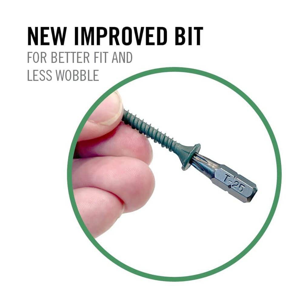 Everbilt #9 x 1-1/4 in. Ribbed Flat Head T25 Star Drive Cement Board Screw (750-Pack) EB0314074 — image 6 of 6