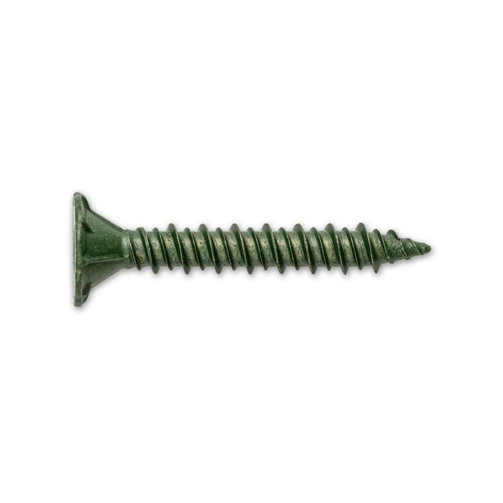 Everbilt #9 x 1-1/4 in. Ribbed Flat Head T25 Star Drive Cement Board Screw (750-Pack) EB0314074 — image 2 of 6