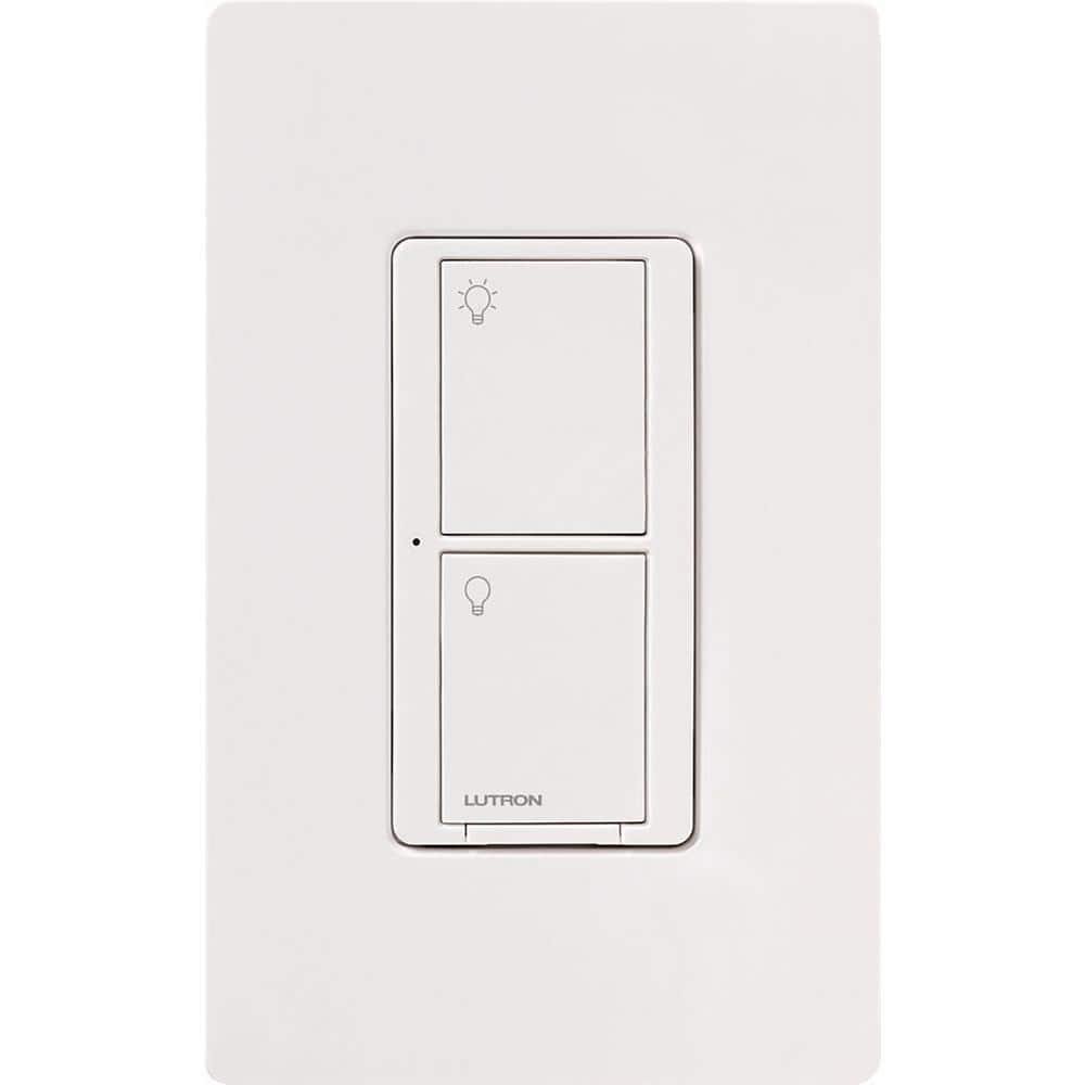 Caseta Smart Switch for All Bulb Types or Fans, 5A, Neutral Wire Required, White (PD-5ANS-WH-R) - Image 4