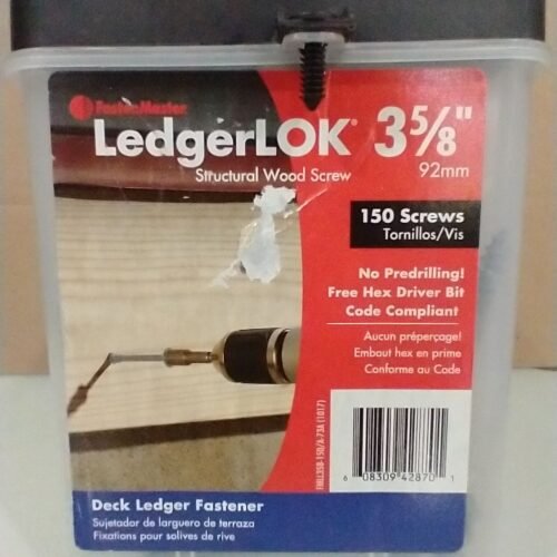 FastenMaster 3-5/8 in. Ledger Board Fasteners (150 per Pack) FMLL358-150 — main image