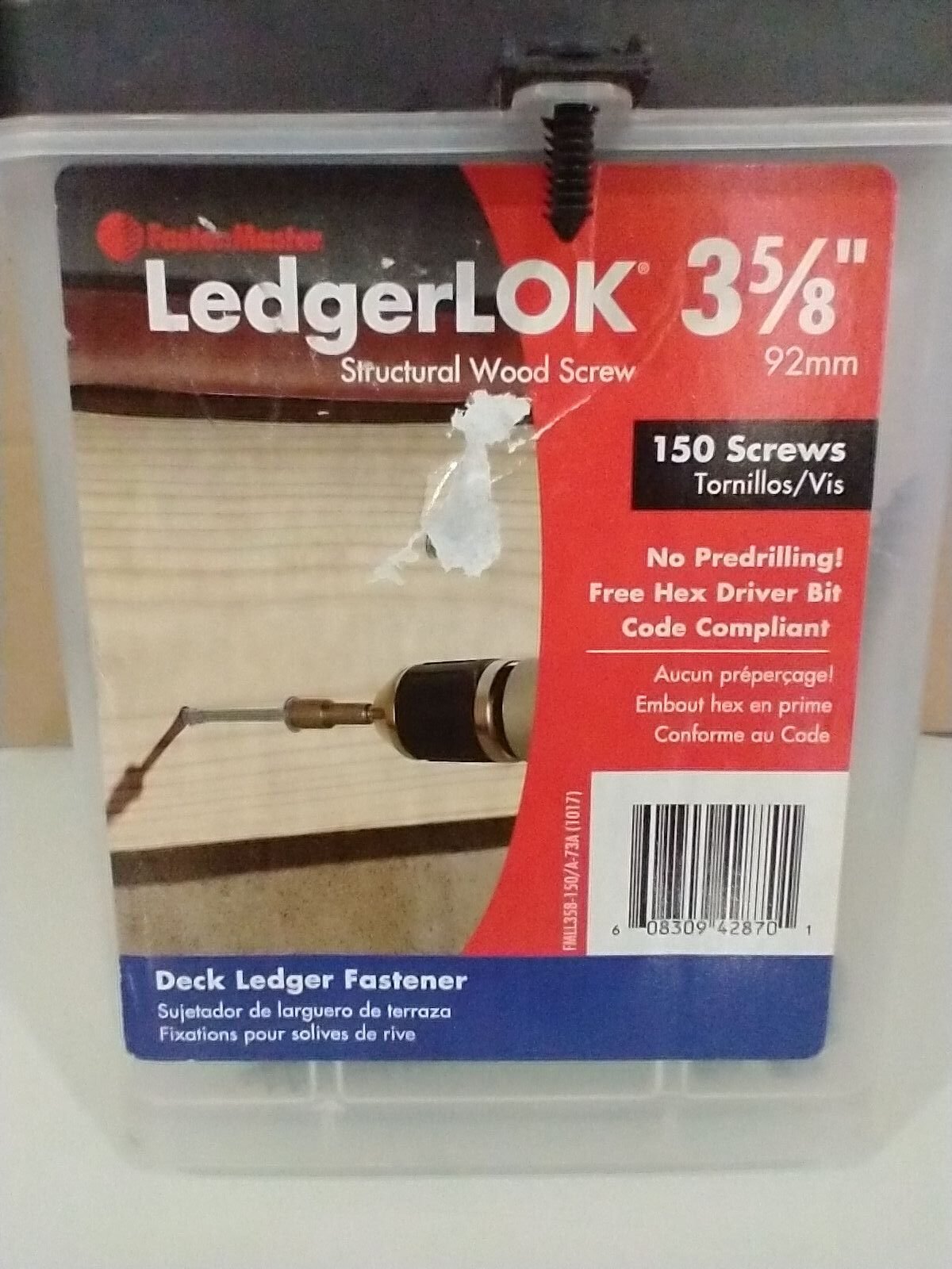 FastenMaster 3-5/8 in. Ledger Board Fasteners (150 per Pack) FMLL358-150 — image 5 of 9
