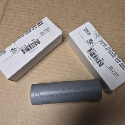 (3) PennUnion AIBC4 Intersystem Bonding Connector 6-2 AWG Main, 14-4 AWG Tap — main image