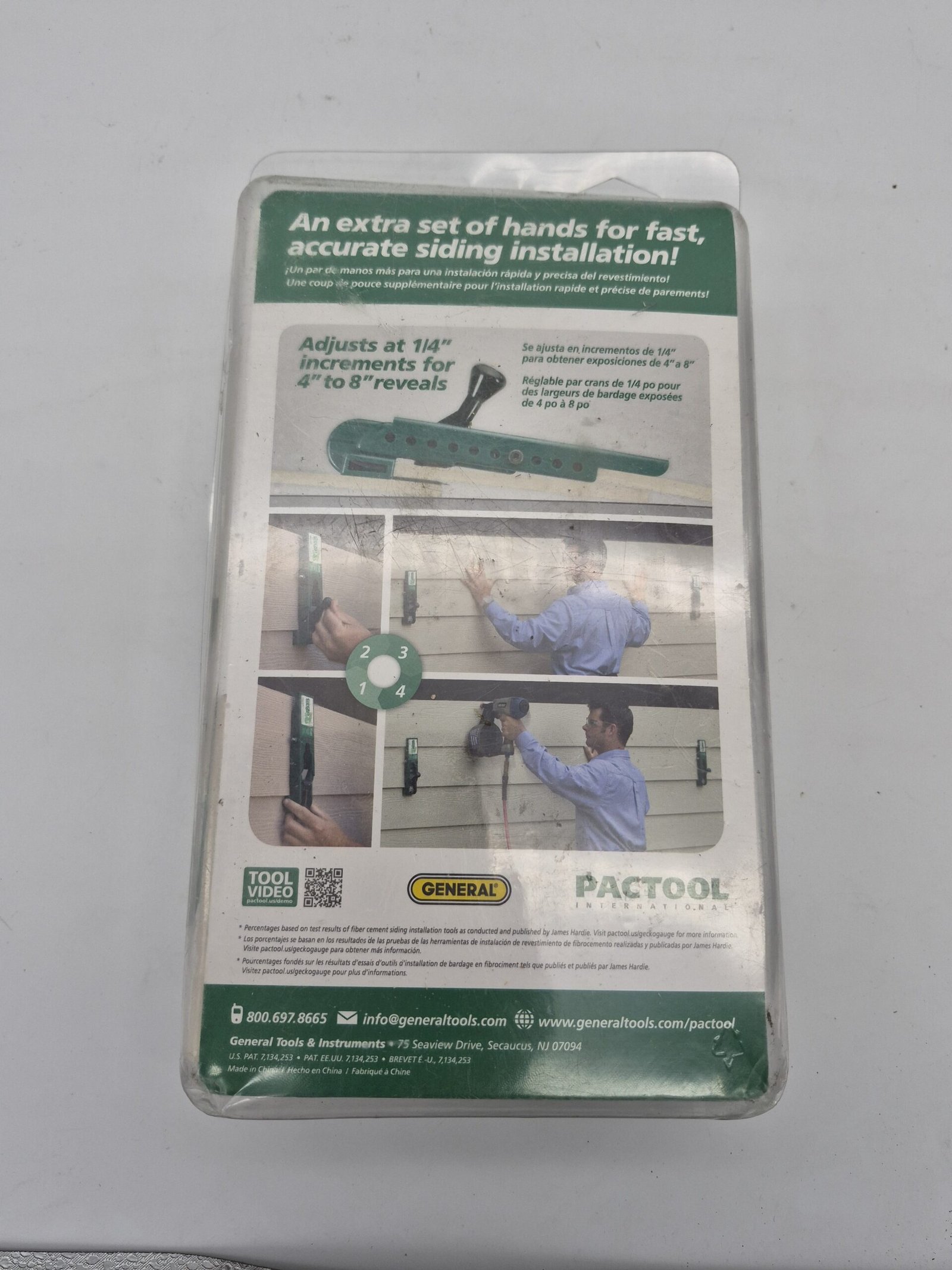 PacTool Gecko Siding Gauge for 5/16 in. Siding (1 Set Per Package) 307202020 — image 6 of 7