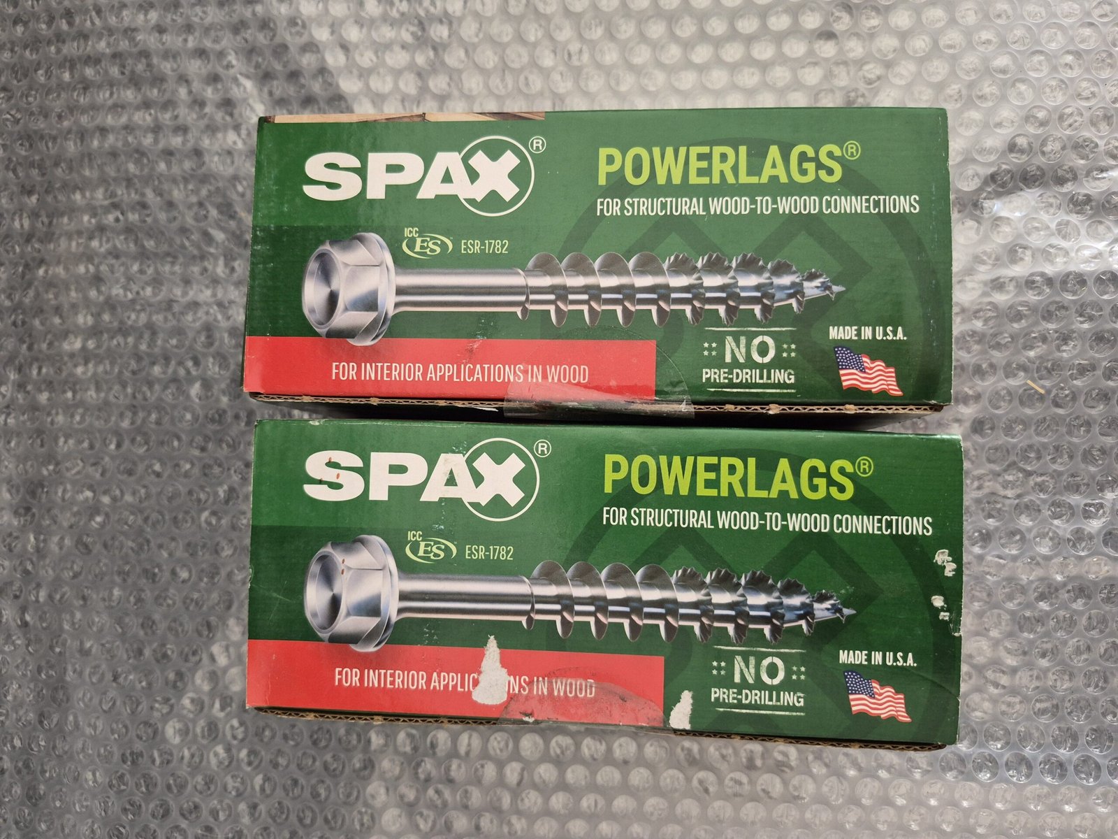 (2) SPAX 1/4 in. x 6 in. Hex Head Hex Drive Zinc Coated Lag Screw (50 per Box) — image 2 of 7