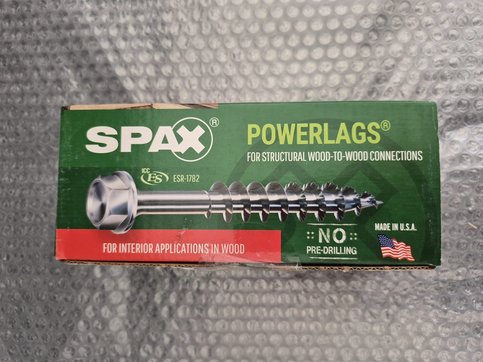(2) SPAX 1/4 in. x 6 in. Hex Head Hex Drive Zinc Coated Lag Screw (50 per Box) — image 4 of 7