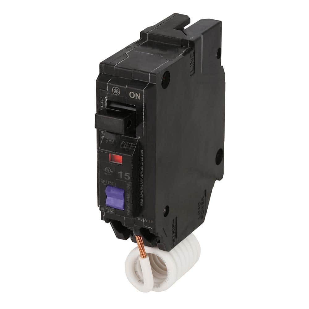 GE Q-Line 15 Amp Single-Pole Dual Function Arc Fault/GFCI Breaker THQL1115DFP — image 5 of 9