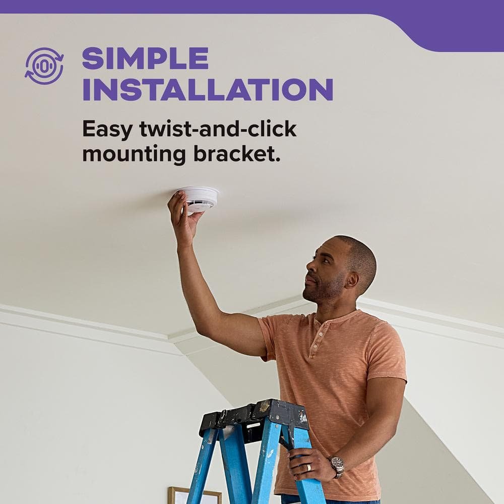 Kidde 10-Year Battery Powered Smoke and Carbon Monoxide Detector with Alarm LED Warning Lights 21031514 21031514 — image 9 of 16