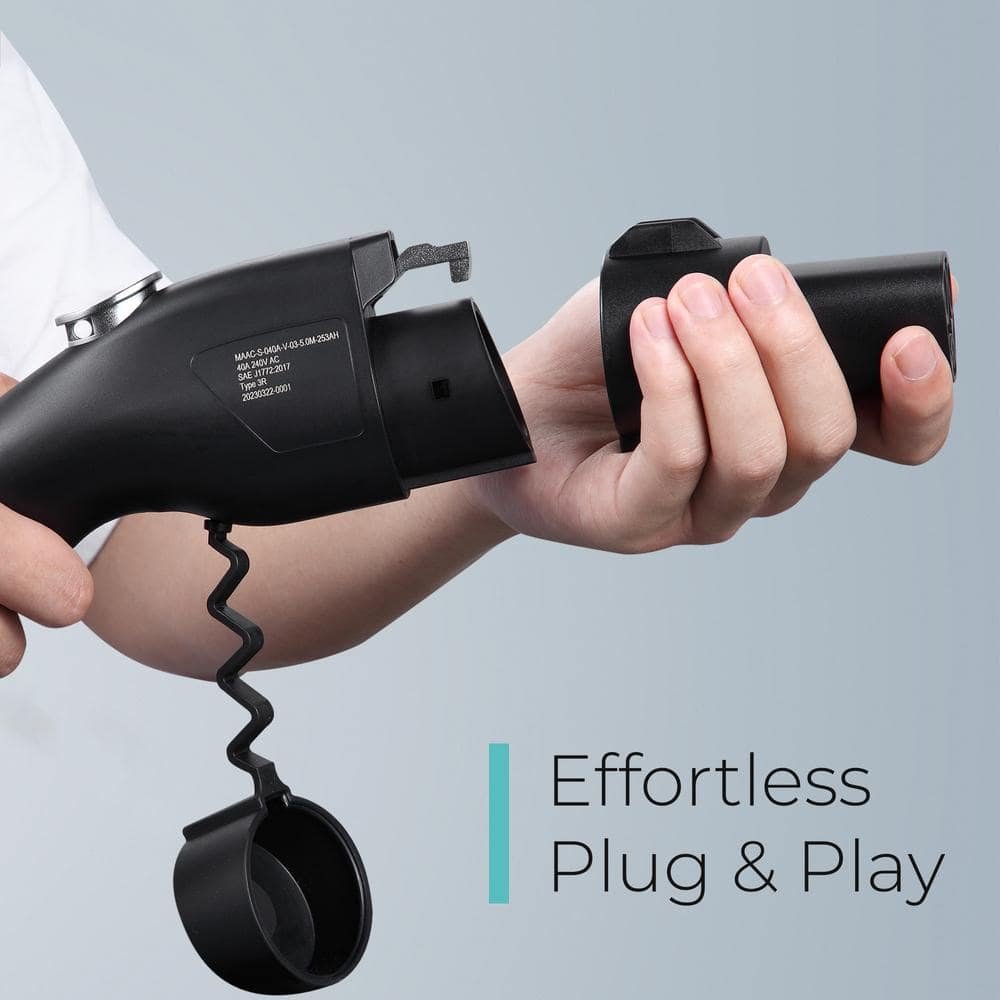 LECTRON J1772 to Tesla Adapter 80 A (240-Volt)-Compatible with Tesla Model S/3/X/Y/Cybertruck All EVs in NACS Alliance (Black) J1772Tesla80AUSA — image 4 of 7