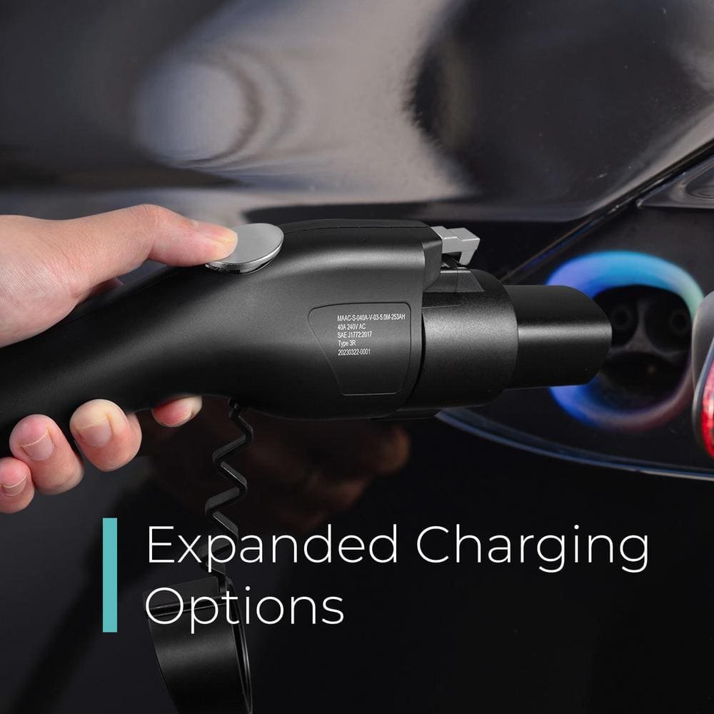 LECTRON J1772 to Tesla Adapter 80 A (240-Volt)-Compatible with Tesla Model S/3/X/Y/Cybertruck All EVs in NACS Alliance (Black) J1772Tesla80AUSA — image 3 of 7