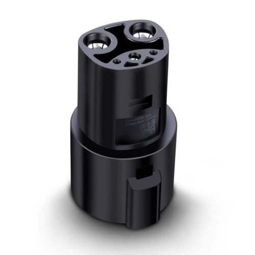 LECTRON J1772 to Tesla Adapter 80 A (240-Volt)-Compatible with Tesla Model S/3/X/Y/Cybertruck All EVs in NACS Alliance (Black) J1772Tesla80AUSA — main image