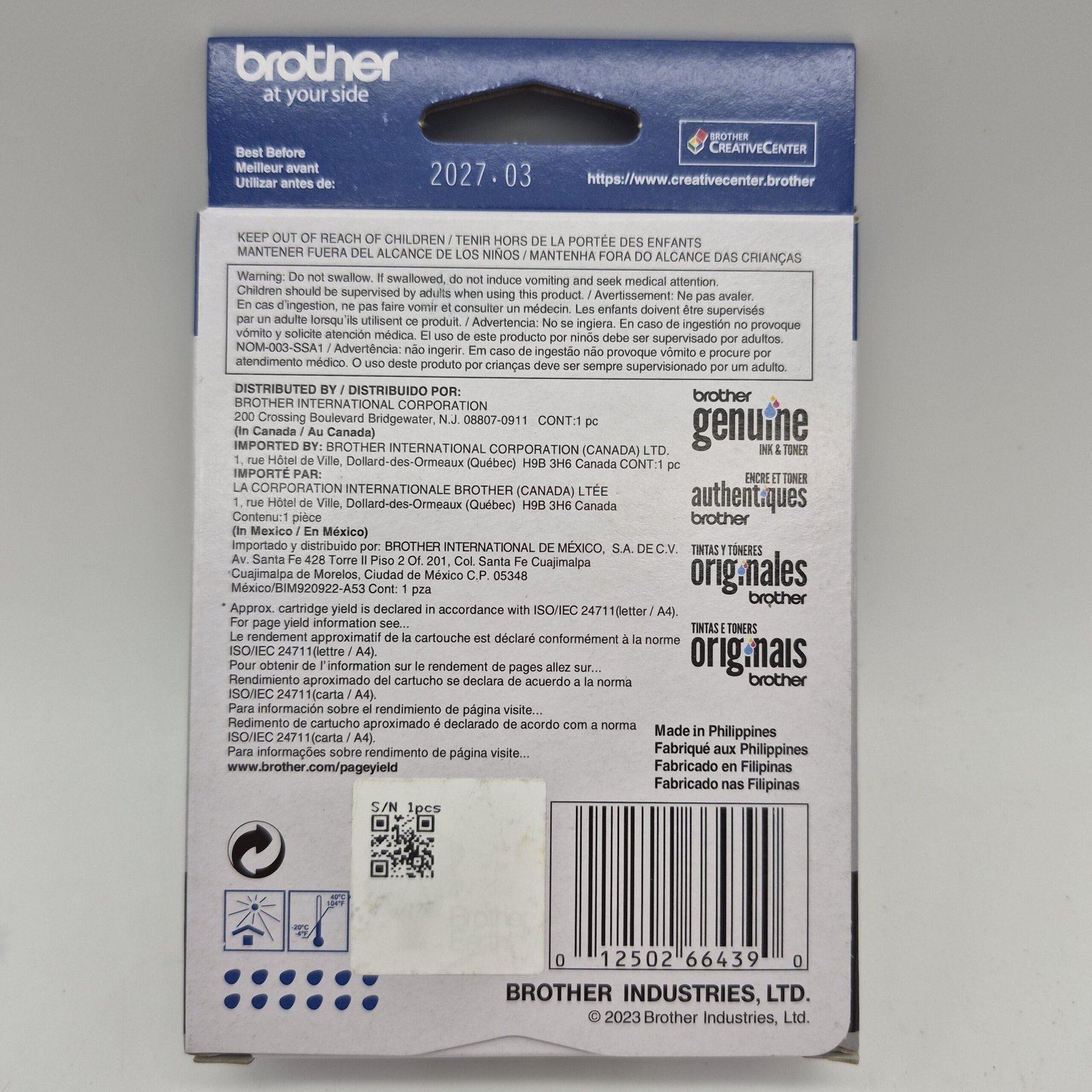 (2) Genuine Brother LC401XLBKS 500 Page-Yield High-Yield Ink - Black New — image 5 of 7