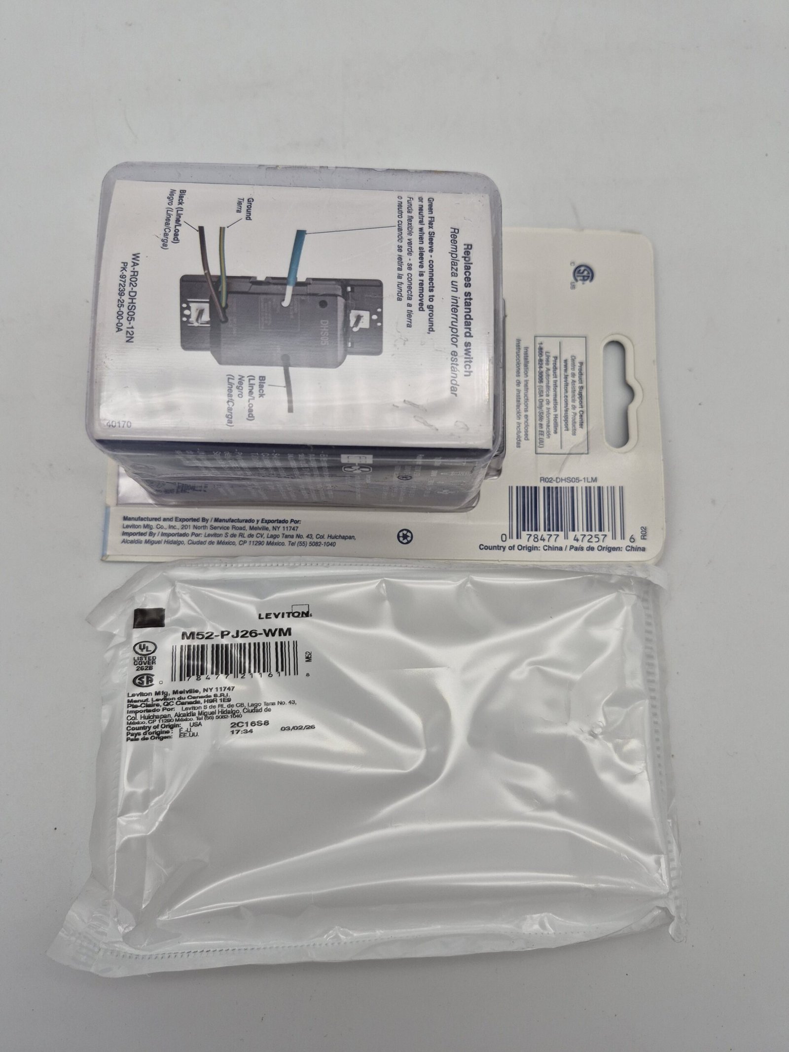 Leviton Decora Humidity Sensor Switch Bathroom Exhaust Fan Control w/ Wallplate — image 3 of 16