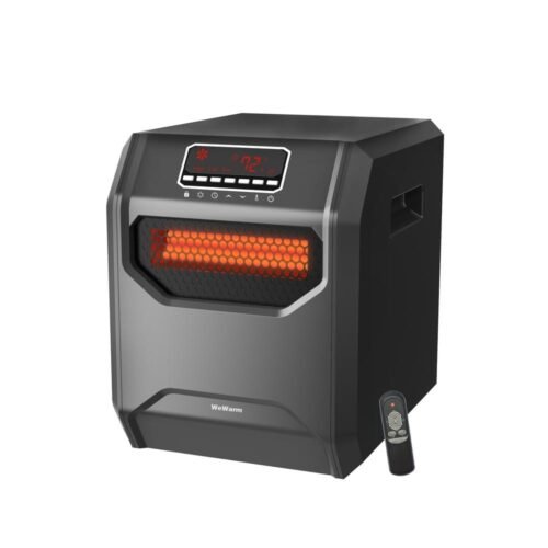 WeWarm Electric 6 Element Infrared Space Heater Black Plastic HT1013US — main image