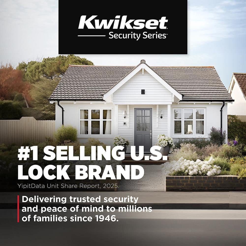 Kwikset 660 Series Satin Nickel Keyed Square Deadbolt Keyed One Side Featuring SmartKey Security 660SQT 15 SMT CP — image 9 of 10