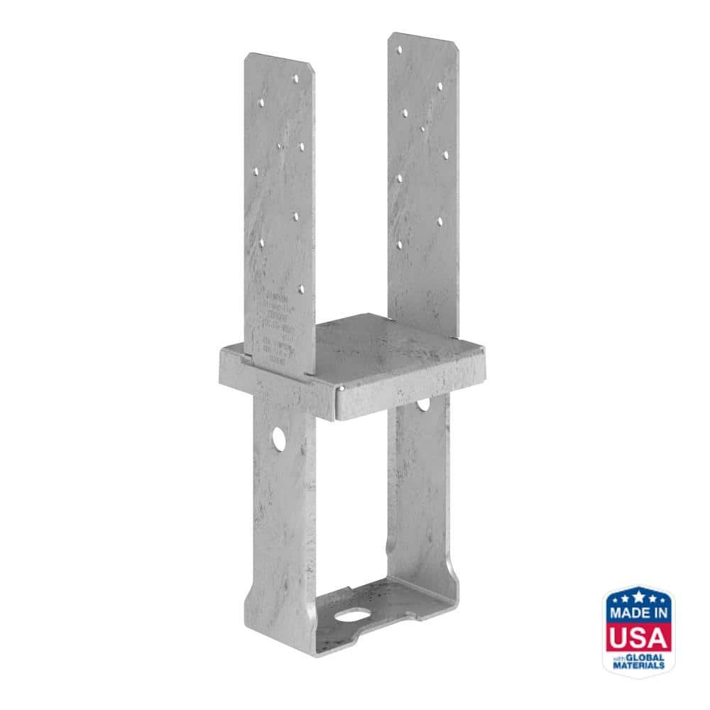 (2)Simpson Strong-Tie CBSQ Galvanized Standoff Column Base for 6x6 Nominal Lumber with SDS Screws CBSQ66-SDS2 — main image