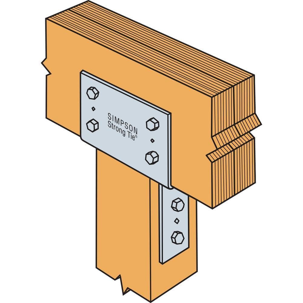 Simpson Strong-Tie CC Hot-Dip Galvanized Column Cap for 6x Beam, 6x Post CC66HDG — image 4 of 7