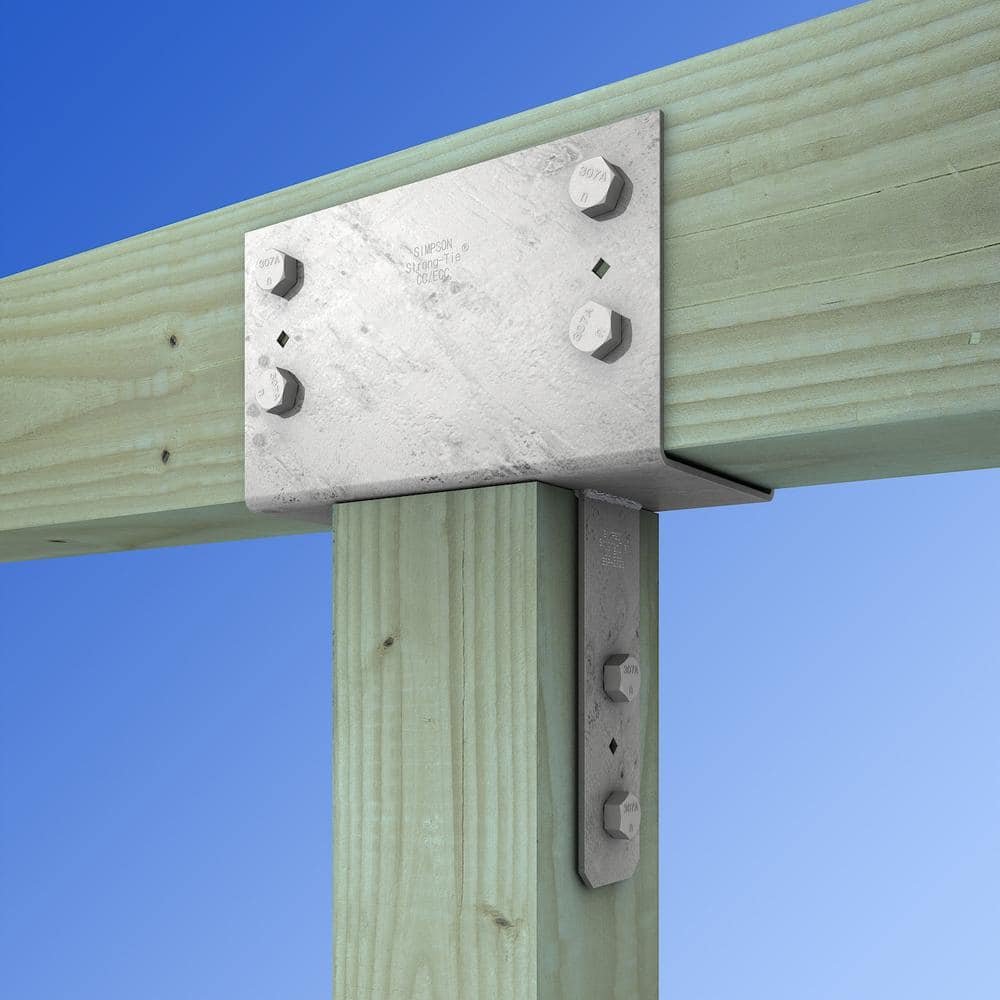 Simpson Strong-Tie CC Hot-Dip Galvanized Column Cap for 6x Beam, 6x Post CC66HDG — image 3 of 7
