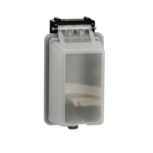 Square D by Schneider Electric Square D X Series Universal Weatherproof Clear Cover, Verical Mount, 1 Gang, Clear (SQWS83211XX) — main image