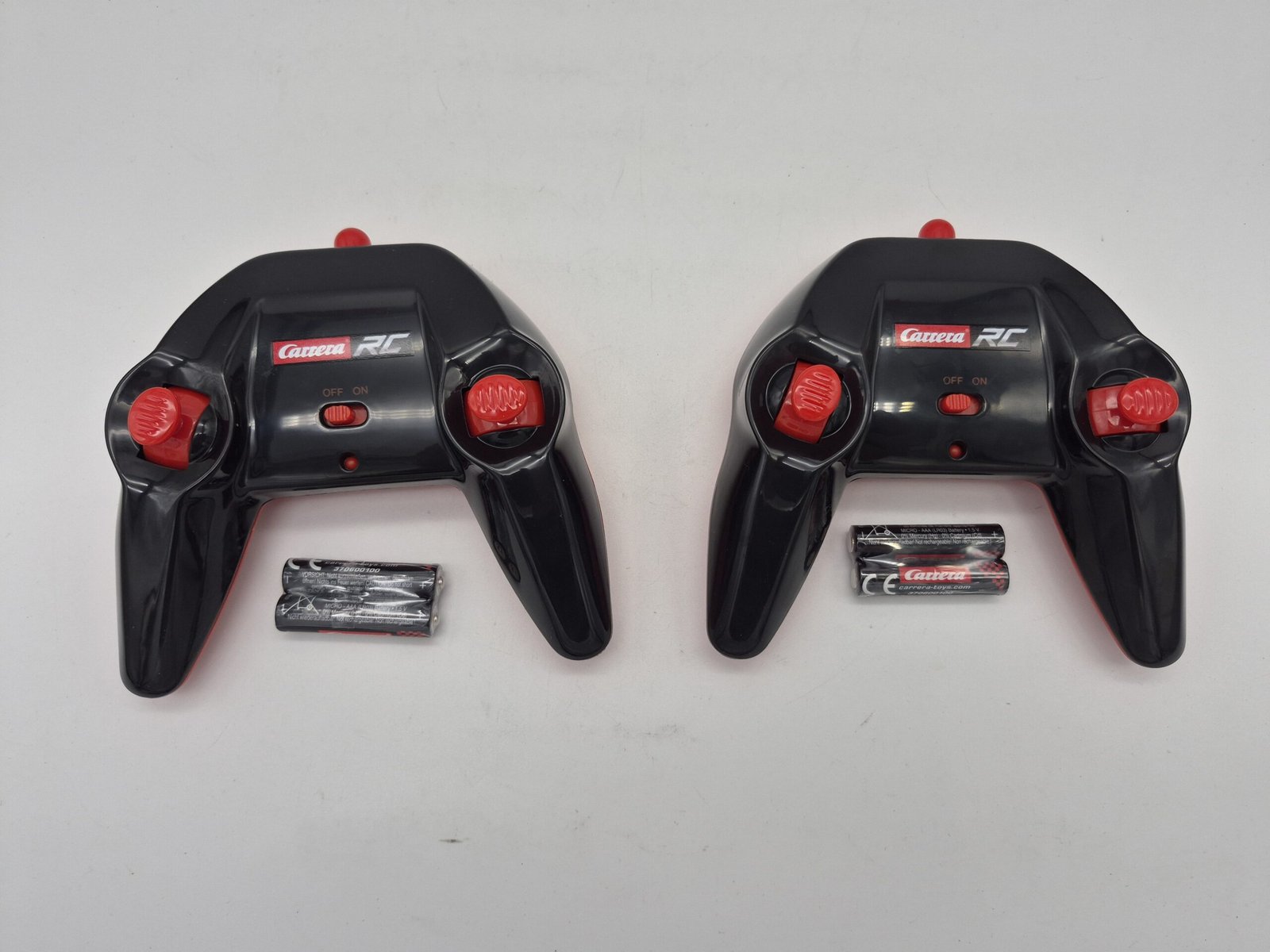 Lot of 2 Carrera RC Mario Kart Yoshi Mach 8 2.4 GHz Replacement Transmitters — main image